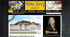 Desktop Screenshot of homesavvyatoz.com